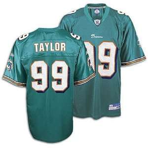  Jason Taylor Miami Dolphins Teal Kids 4 7 NFL Football 