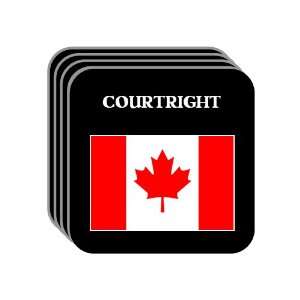  Canada   COURTRIGHT Set of 4 Mini Mousepad Coasters 