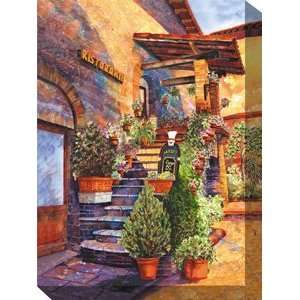   71104 Restorante Assisi All Weather Outdoor Canvas Art
