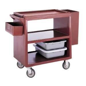Cambro BC230 Service Cart, Open Design, Three Shelves, Black:  