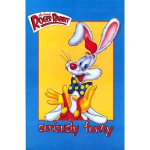  Roger Rabbit   Seriously Funny   Original 1987 23x35 