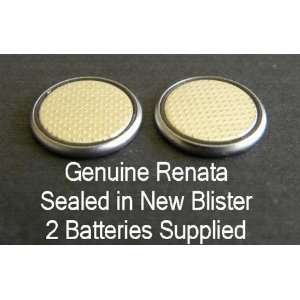  Two (2) X Renata Cr2325 Lithium Coin Cell Battery 3V 