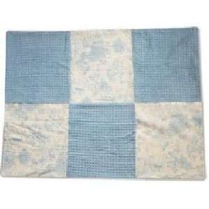  Crafty Baby Chenille Blanket Blue Toile Baby