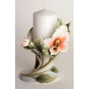  Franz Porcelain Bee & Apple Blossom flower Design 