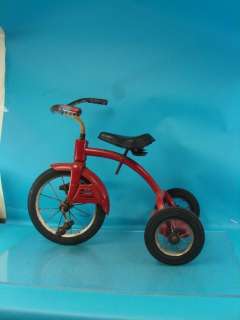 Vtg 1941  Happy Time Tricycle Red Bike Kids Red Original Complete 