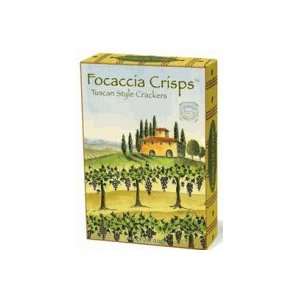 Vineyard Collection Focaccia Crisps Tuscan Style Crackers   8oz.
