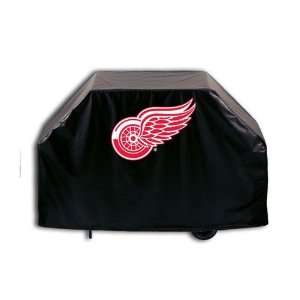  Detroit Red Wings Logo Grill Cover on Black Vinyl 