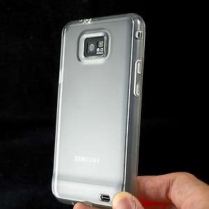   Crystal Clear Samsung i9100 Galaxy S2 Soft TPU Case Cover + Free SP