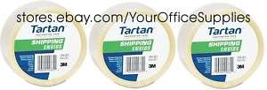 ROLLS 3M Scotch Sealing Packing Tape shipping clear .  