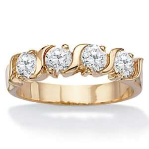   PalmBeach Jewelry DiamonUltra™ Cubic Zirconia Wedding Band Jewelry