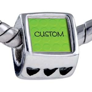   Custom European Charm Bead Fits Pandora Bracelet: Pugster: Jewelry