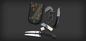 Gerber 5 Piece Ultimate Game Cleaning Kit, knife, saw, E Z zip gut 