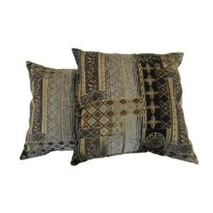 Newport Layton Home Fashions 2 Pack Amherst Pillow, Black  