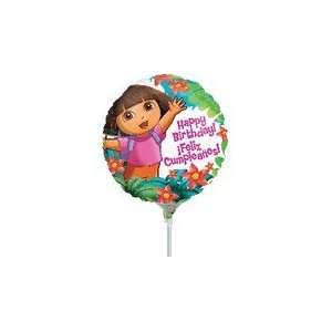  9 Mini Balloon (Airfill Only) Dora Birthday   Mylar 