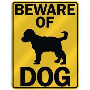  BEWARE OF  SCHNOODLE  PARKING SIGN DOG