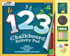  123s (Chalkboard Activity Pad) by Kidsbooks 