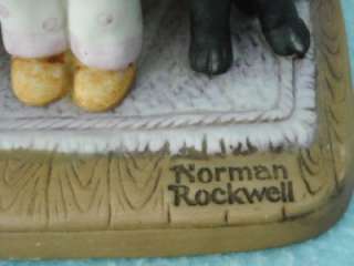 Norman Rockwell Collector Club Figurine Santas Visit  
