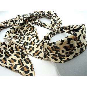  Wide Headband Leopard Scarf Brown/black: Everything Else