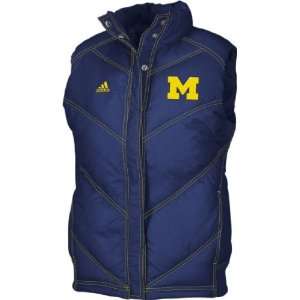 Michigan Wolverines NCAA Womens Polyfill Vest Jacket 