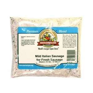 Mild Italian Sausage for Fresh Sausage   (Makes 25 lb), 8 oz  