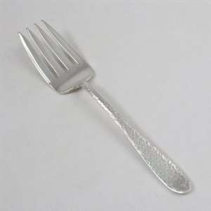  Colonial, Hammered by Frank Smith, Sterling Cold Meat Fork 