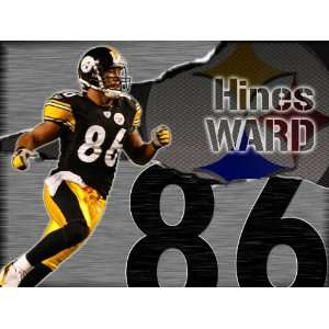  Hines Ward HD 11x17 Pittsburgh Steelers #04 HDQ 