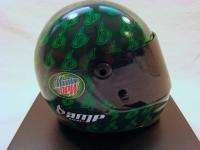 Winners Circle DALE EARNHARDT JR 1:3 Mini Helmet Green w/Case  