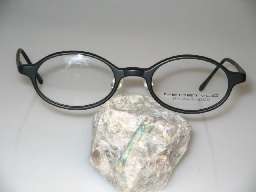 Very light matt black oval NEOSTYLE eyeglasses frame  