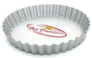 Fat Daddios Fluted Tart Pan 6 1/2 Removable Bottom  
