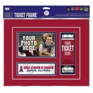 Los Angeles Angels Game Day Ticket Frame Frame It Yourself  