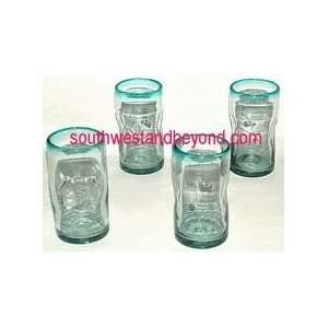  Mexican Bubble Glass   Mexican Glassware Pitcher Sets and 
