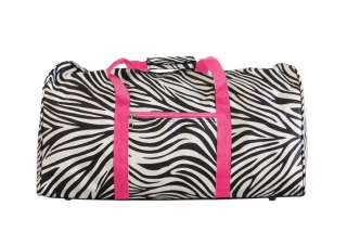Leopard / Zebra Print Duffle Bag   DANCE, CHEER, SCHOOL, TRAVEL 