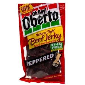  Oberto Peppered Beef Jerky (8, 9 ounce Bags)