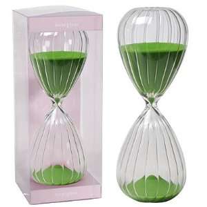   Lot Of 2 2 Hr. Ribbed Hourglass Sand Timer Lime 12