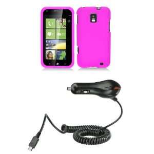  Samsung Focus S (AT&T) Premium Combo Pack   Hot Pink Silicone Soft 