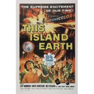  1977 This Island Earth 1955 Movie Poster Sci Fi Print 