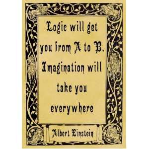   5cm x 5cm) Acrylic Keyring Albert Einstein Imagination