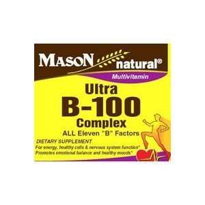  Mason Natural Ultra B 100 Complex Multivitamin Tablets 