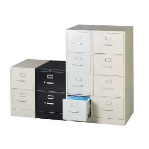  2 Drawer Letter File 15 1/4x26 1/2x29 Putty Office 