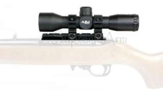 Ruger 10/22 4x32 Compact Tactical Scope & 1022 Black Scope Mount 