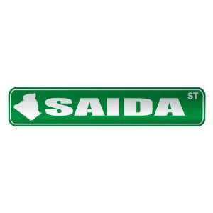   SAIDA ST  STREET SIGN CITY ALGERIA: Home Improvement