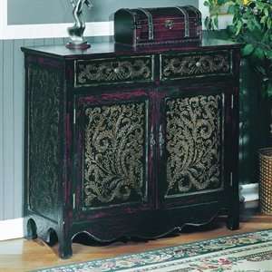   123267 Two Drawer Chest Decorative Storage Cabinet: Home & Kitchen