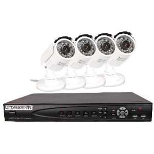  Defender Security All In One 4 Channel Networkable DVR Kit 