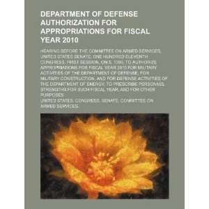 Department of Defense authorization for appropriations for fiscal year 