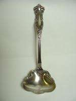 1901 OXFORD WM ROGERS & SON AA SILVERPLATE CREAM SAUCE LADLE SERVING 