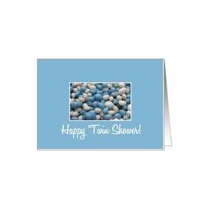 Twin Boys Baby Shower Gift Card Card: Health & Personal 