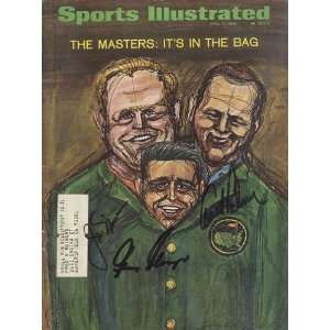 Jack Nicklaus, Arnold Palmer & Gary Player Autographed THE MASTERS 