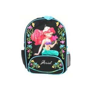  Disney Little Mermaid School backpack : Black School bag 