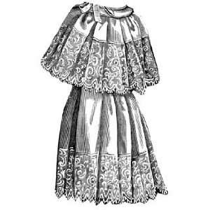  1892 Little Girls Cloak Pattern 
