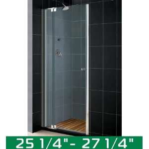  New   DreamLine Elegance Adjustable 25 to 27 Shower Door 